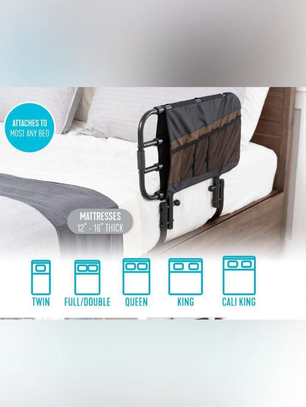 Stander Be Independent EZ Adjust Bed Rail – NWT 🛏️✨